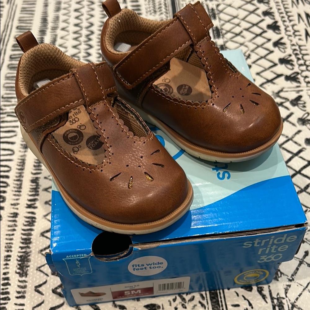 Stride Rite Brown Toddler Shoes